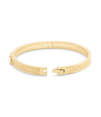 37541321GLD-Signature C Buckle Bangle Bracelet-Gold
