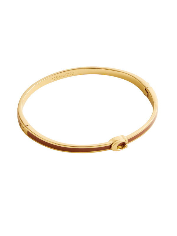 Signature C Enamel Bangle Bracelet