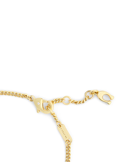 37541328GLD-Textured Tearose Flex Bracelet-Shiny Gold