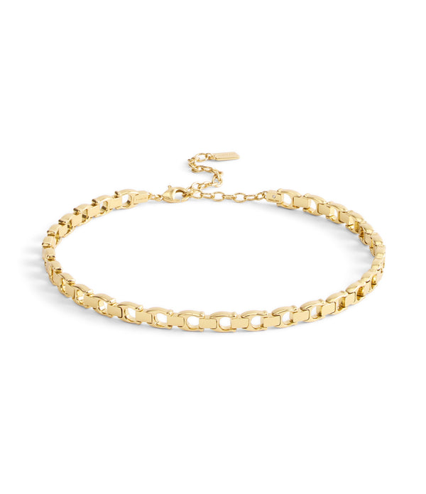 Beveled Signature C Link Choker Necklace