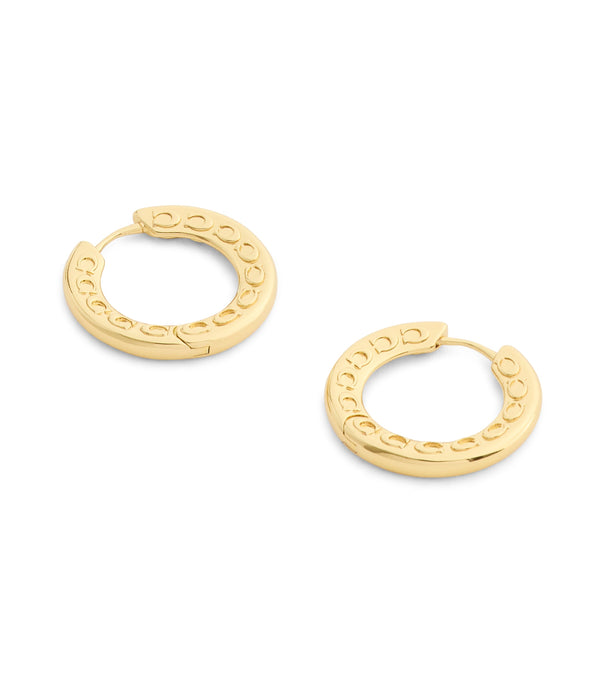 Signature C Small Hoop Earrings