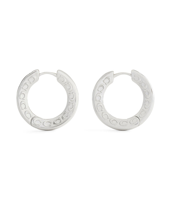 Signature C Small Hoop Earrings