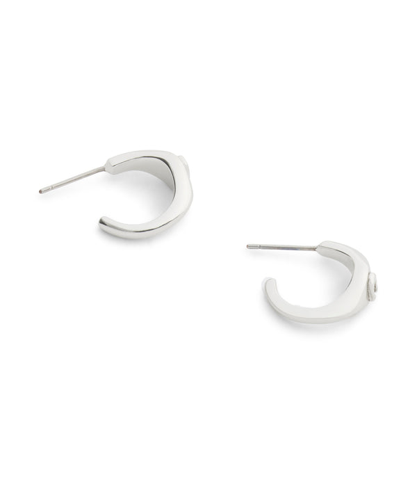 Signature Signet Huggie Earrings