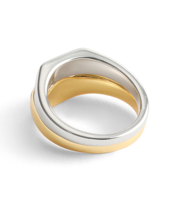 Signature Signet Duo Ring Set