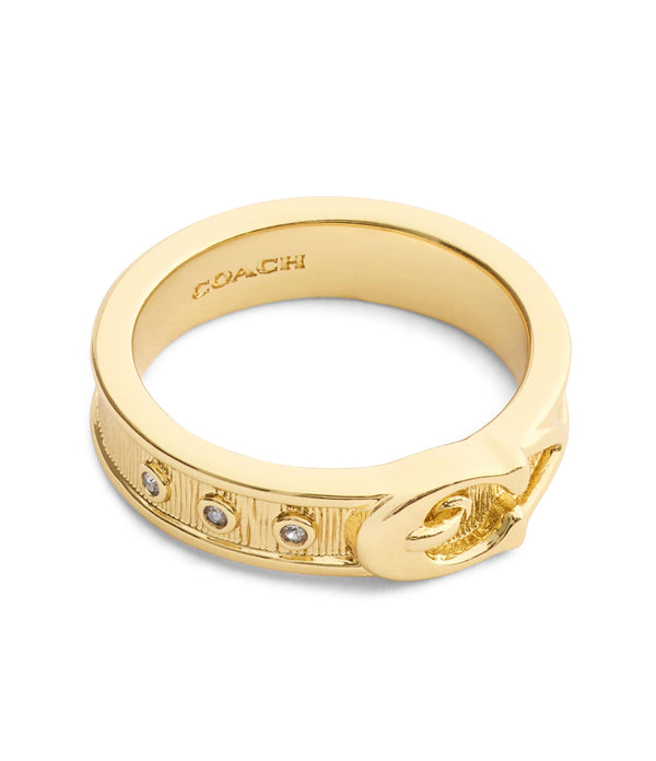 Signature C Buckle Band Ring