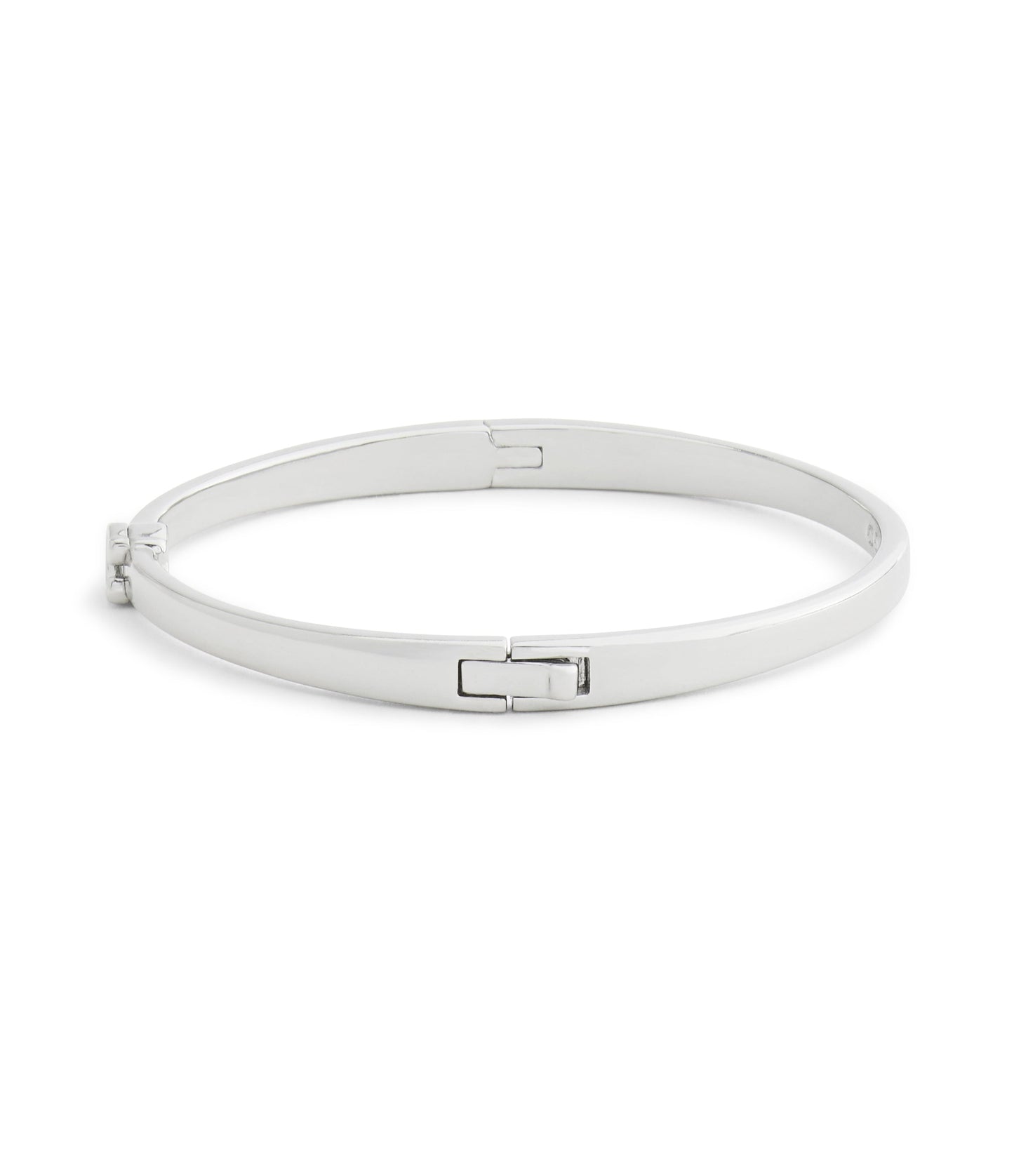 37546477RHO-Signature C Bangle Boxed Bracelet-Rhodium