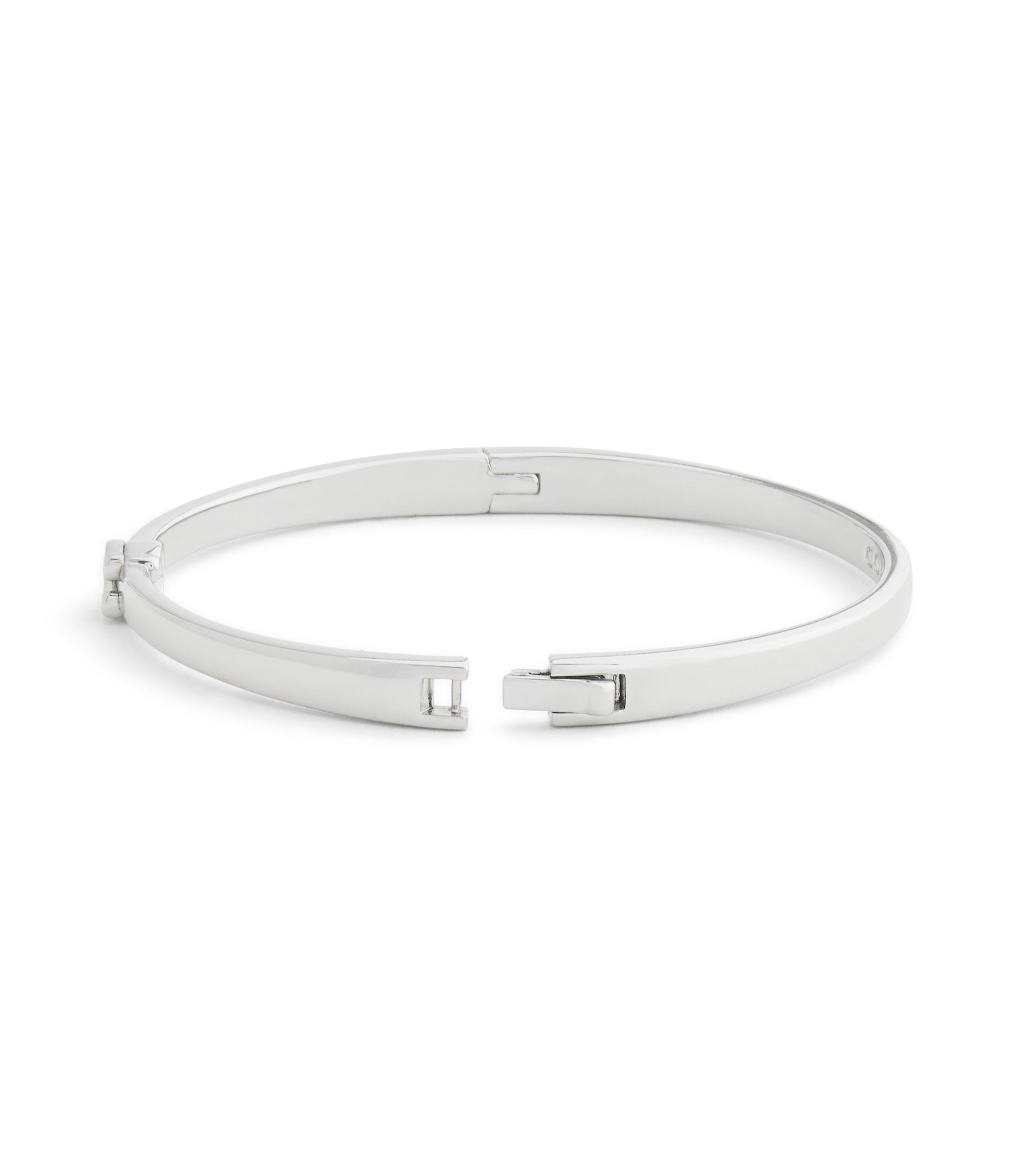 37546477RHO-Signature C Bangle Boxed Bracelet-Rhodium