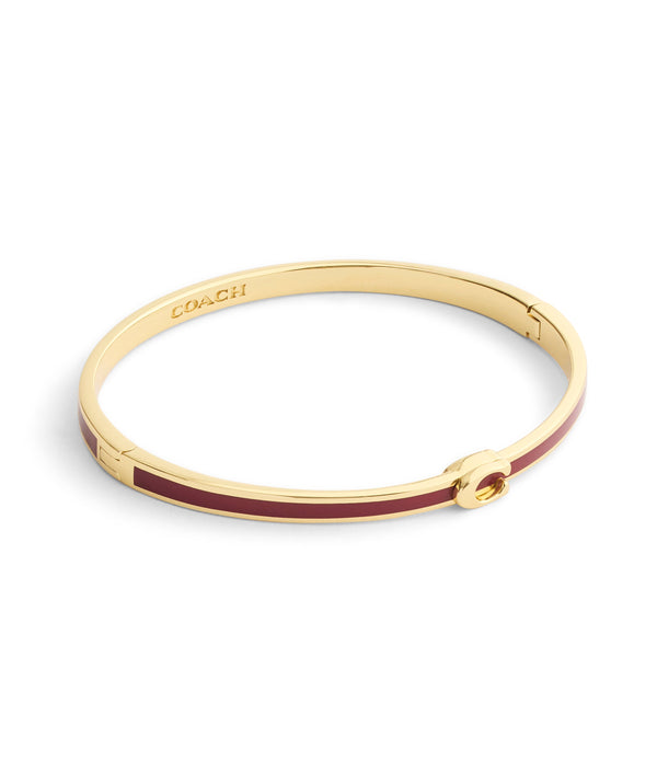 Signature C Enamel Bangle Boxed Bracelet