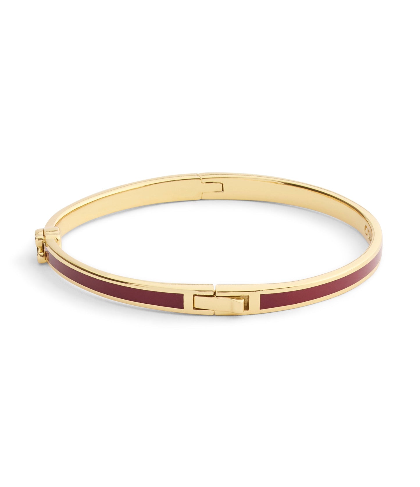 37546478GLD-Signature C Enamel Bangle Boxed Bracelet-Red