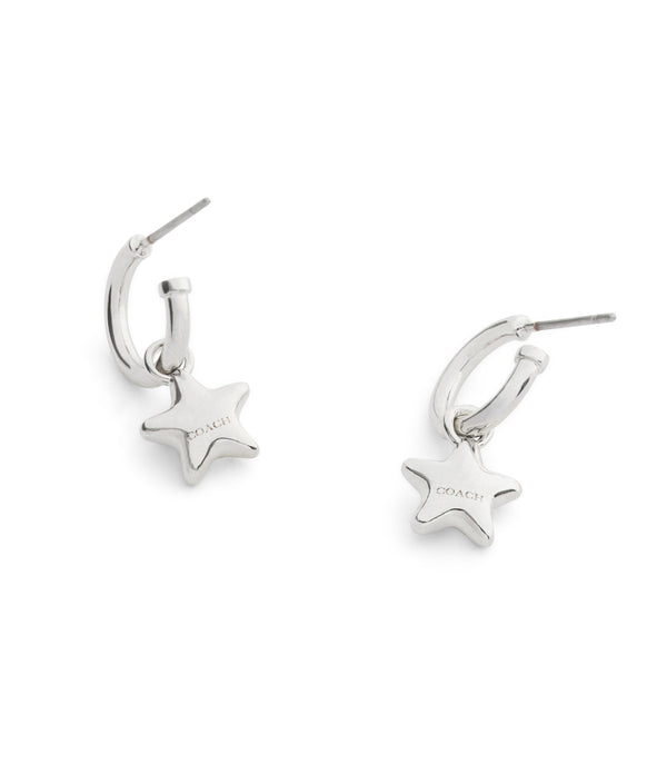 Star Charm Huggie Earrings