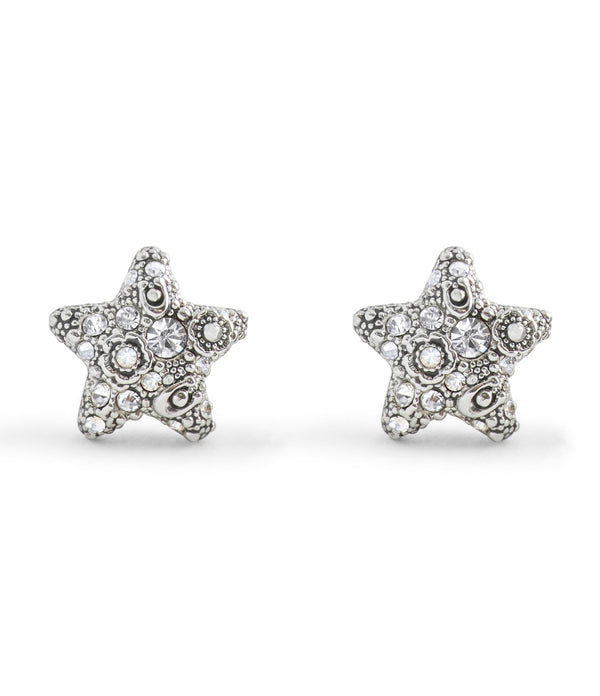 Signature C Pavé Star Stud Boxed Earrings