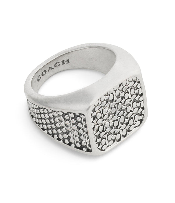 Men's Signature Quilted Cocktail Ring