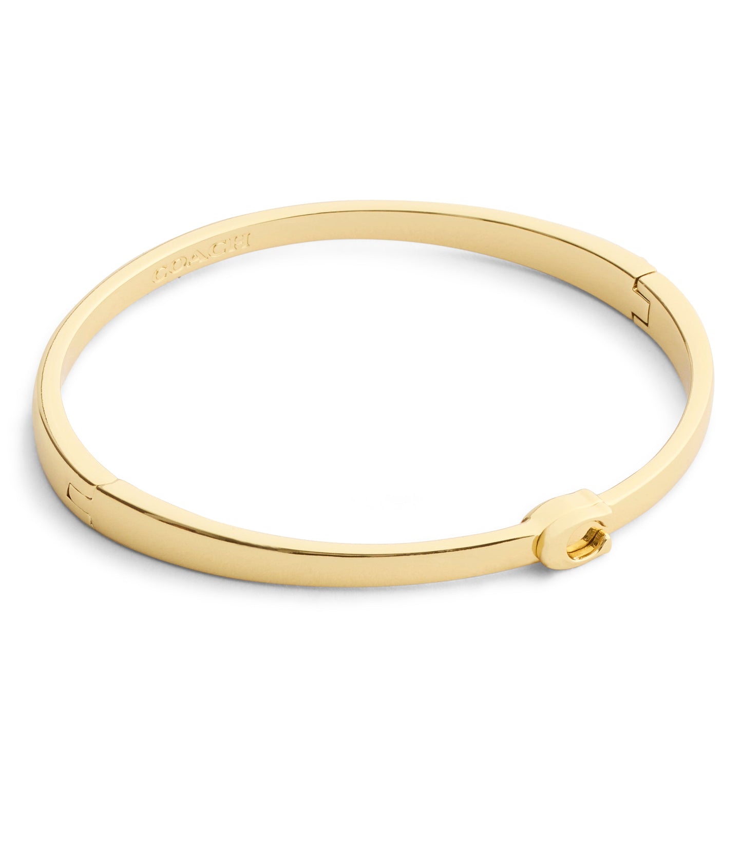 37553128GLD-Signature C Bangle Boxed Bracelet-Gold