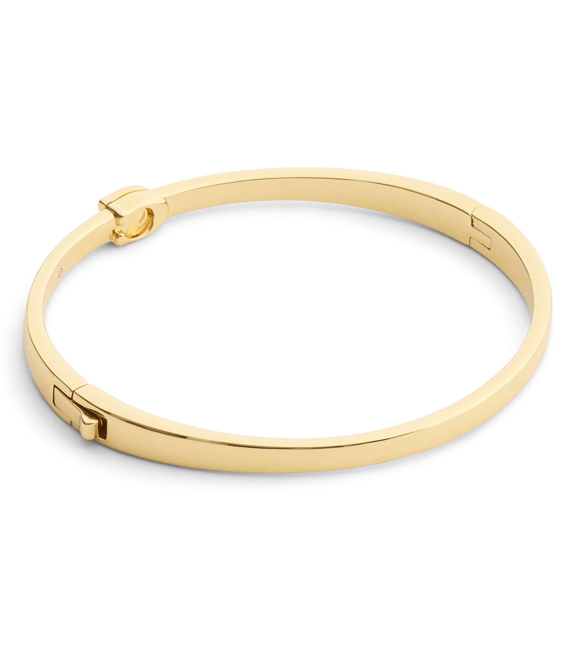 37553128GLD-Signature C Bangle Boxed Bracelet-Gold