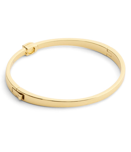 37553128GLD-Signature C Bangle Boxed Bracelet-Gold