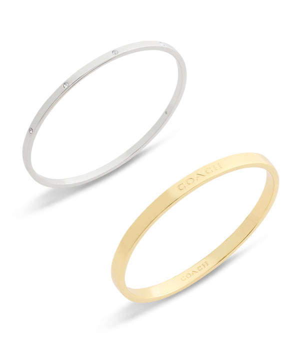 Signature Duo Bangle Bracelet Boxed Set