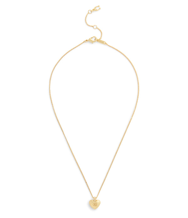 Signature Puffy Heart Pendant Necklace
