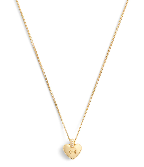 Signature Puffy Heart Pendant Necklace