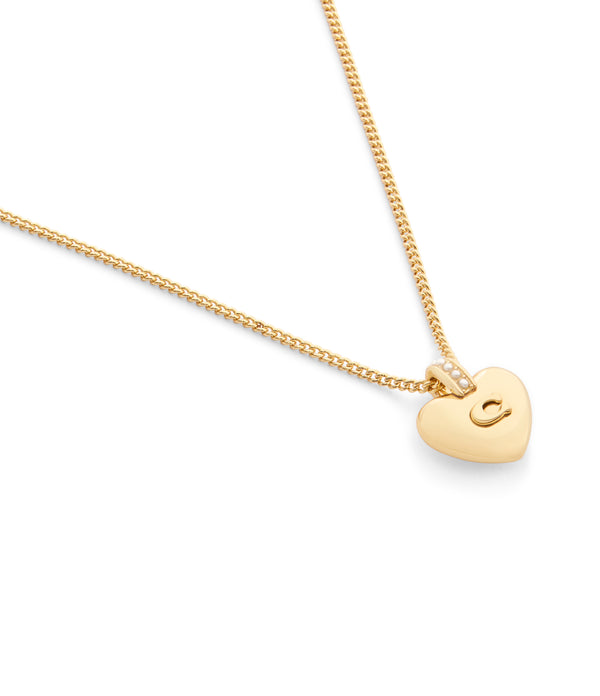 Signature Puffy Heart Pendant Necklace