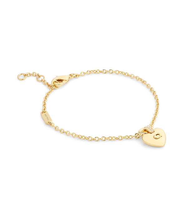 Signature Puffy Heart Charm Bracelet