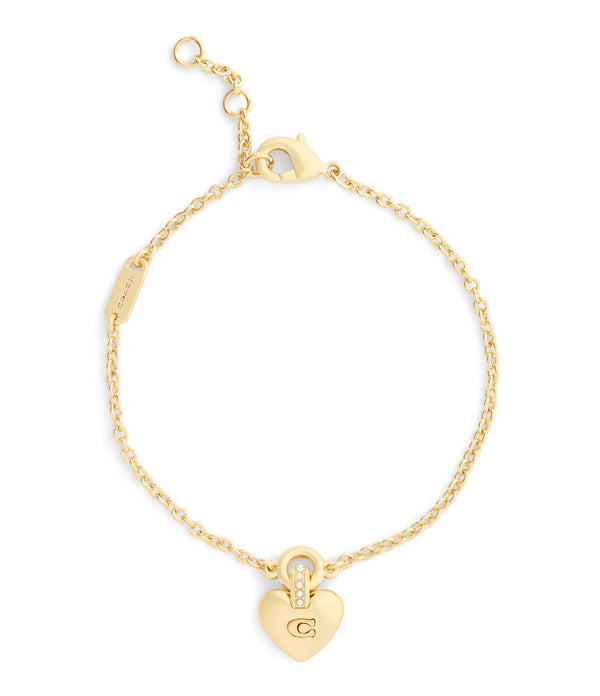Signature Puffy Heart Charm Bracelet