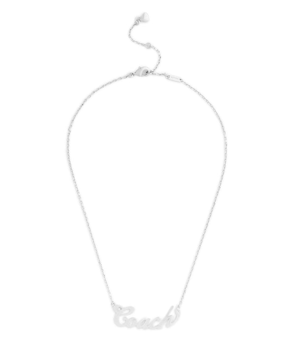 Signature Name Plate Pendant Necklace