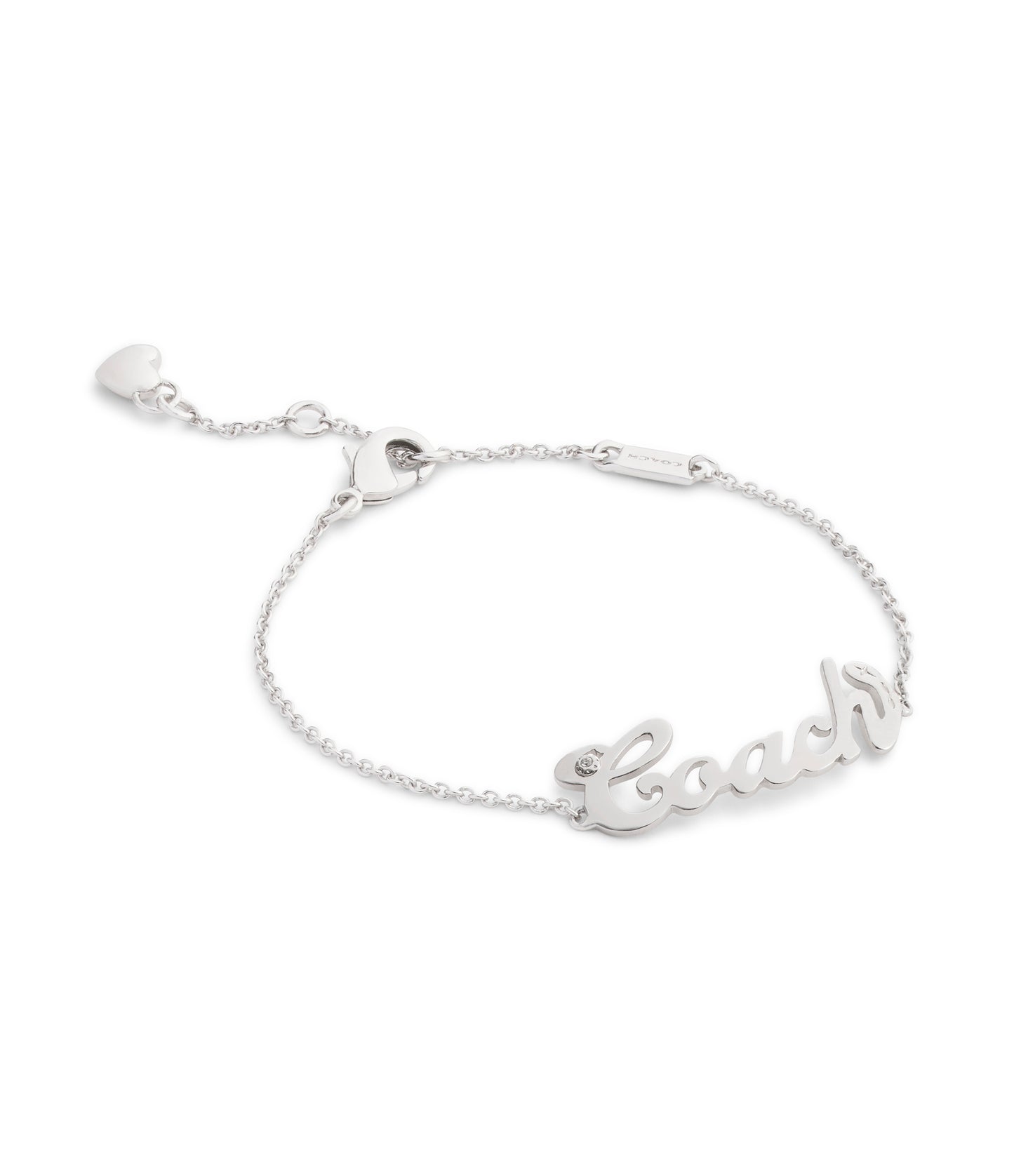 37557621RHO-Signature Name Plate Bracelet-Rhodium