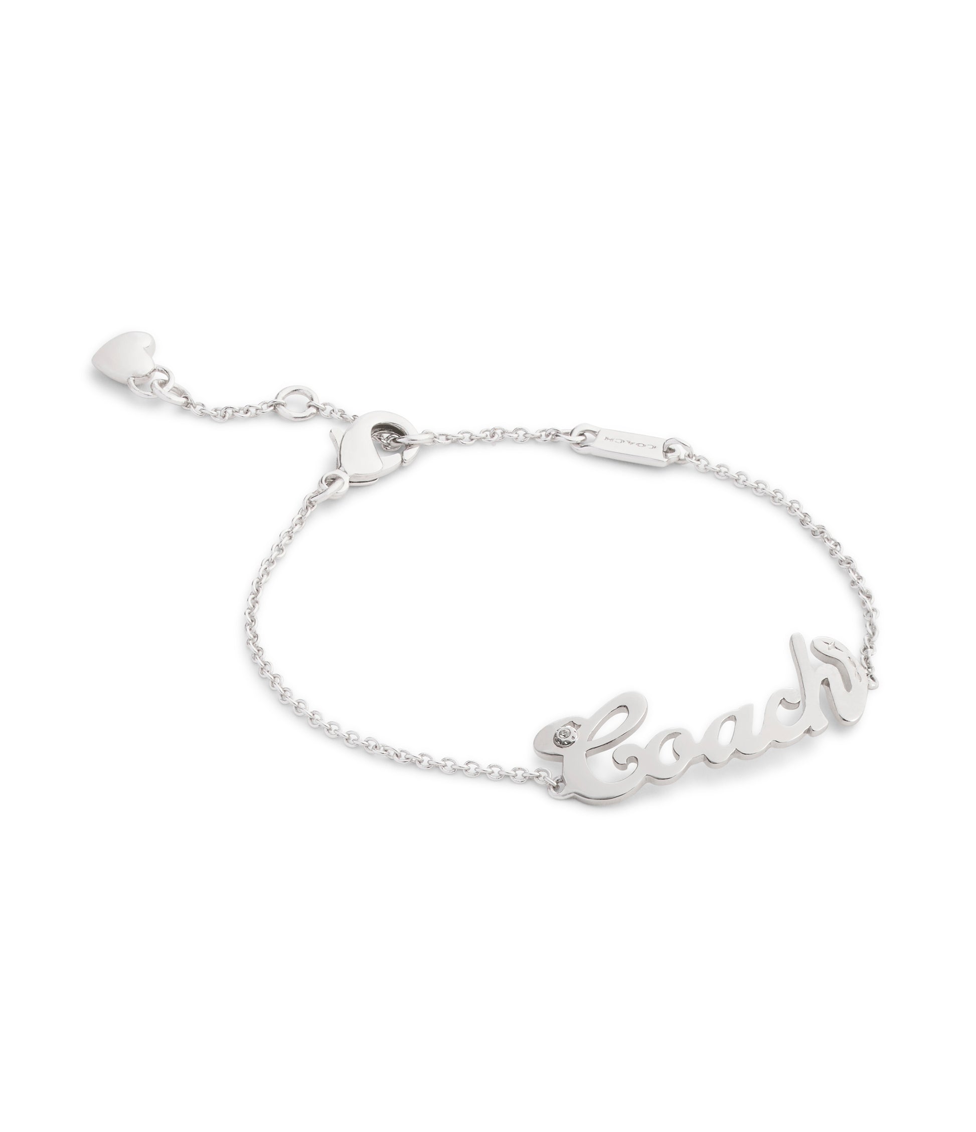 37557621RHO-Signature Name Plate Bracelet-Rhodium