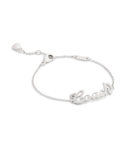 37557621RHO-Signature Name Plate Bracelet-Rhodium