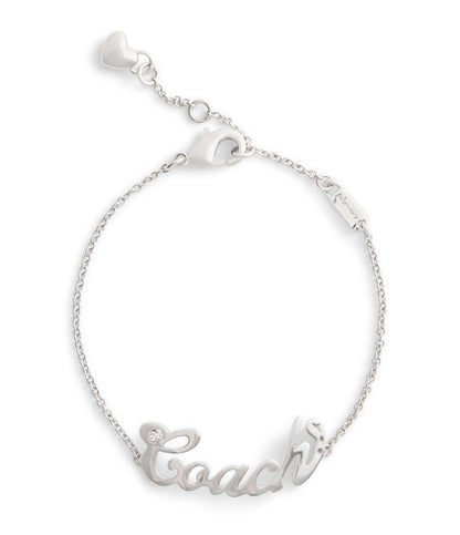 37557621RHO-Signature Name Plate Bracelet-Rhodium