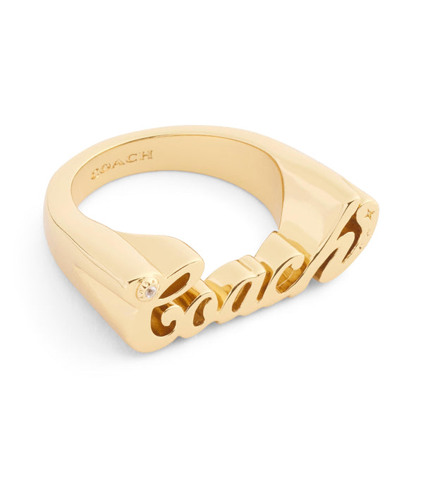 Signature Name Plate Band Ring