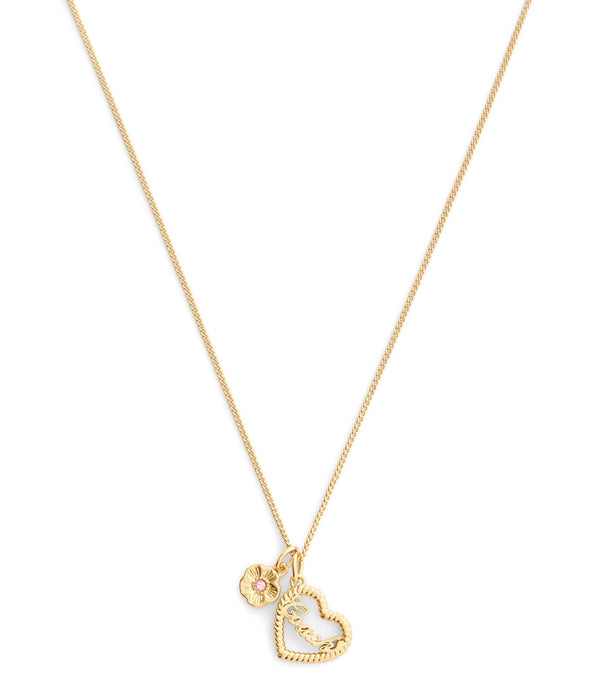 Charming Charms Signature Heart Pendant Necklace