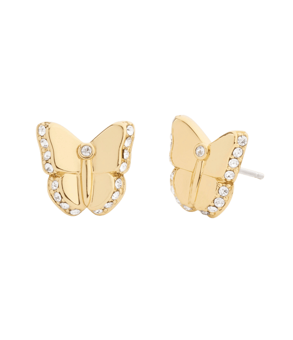 Pavé Icons Butterfly Stud Earrings
