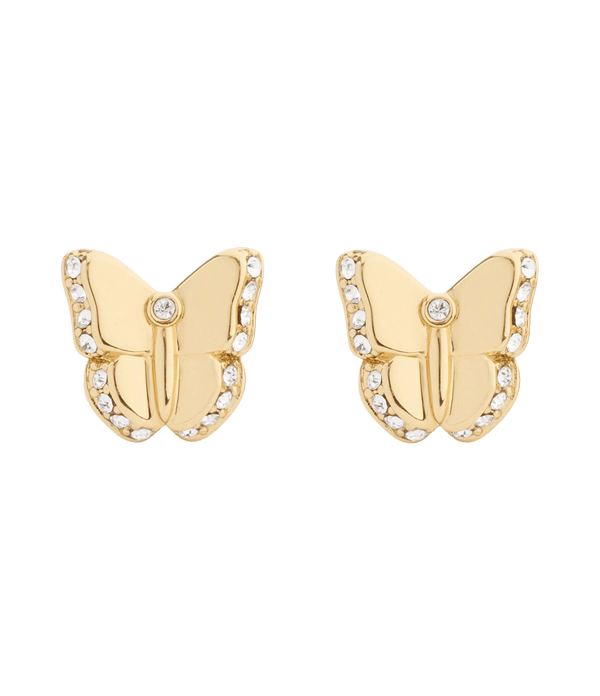 Pavé Icons Butterfly Stud Earrings