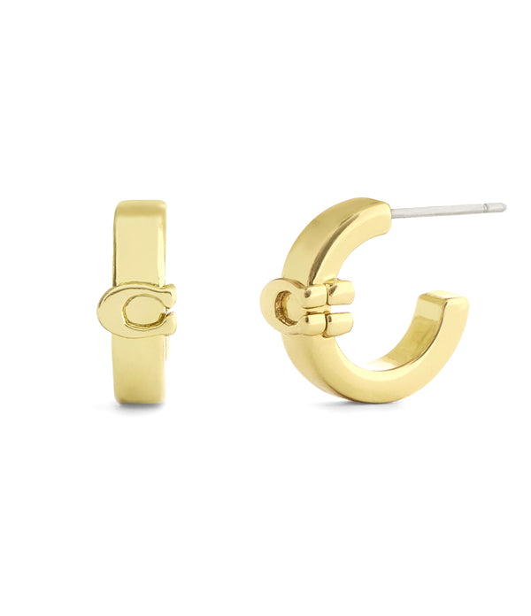 Signature C Huggie Earrings