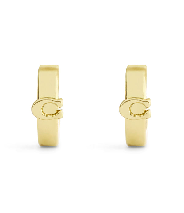 Signature C Huggie Earrings