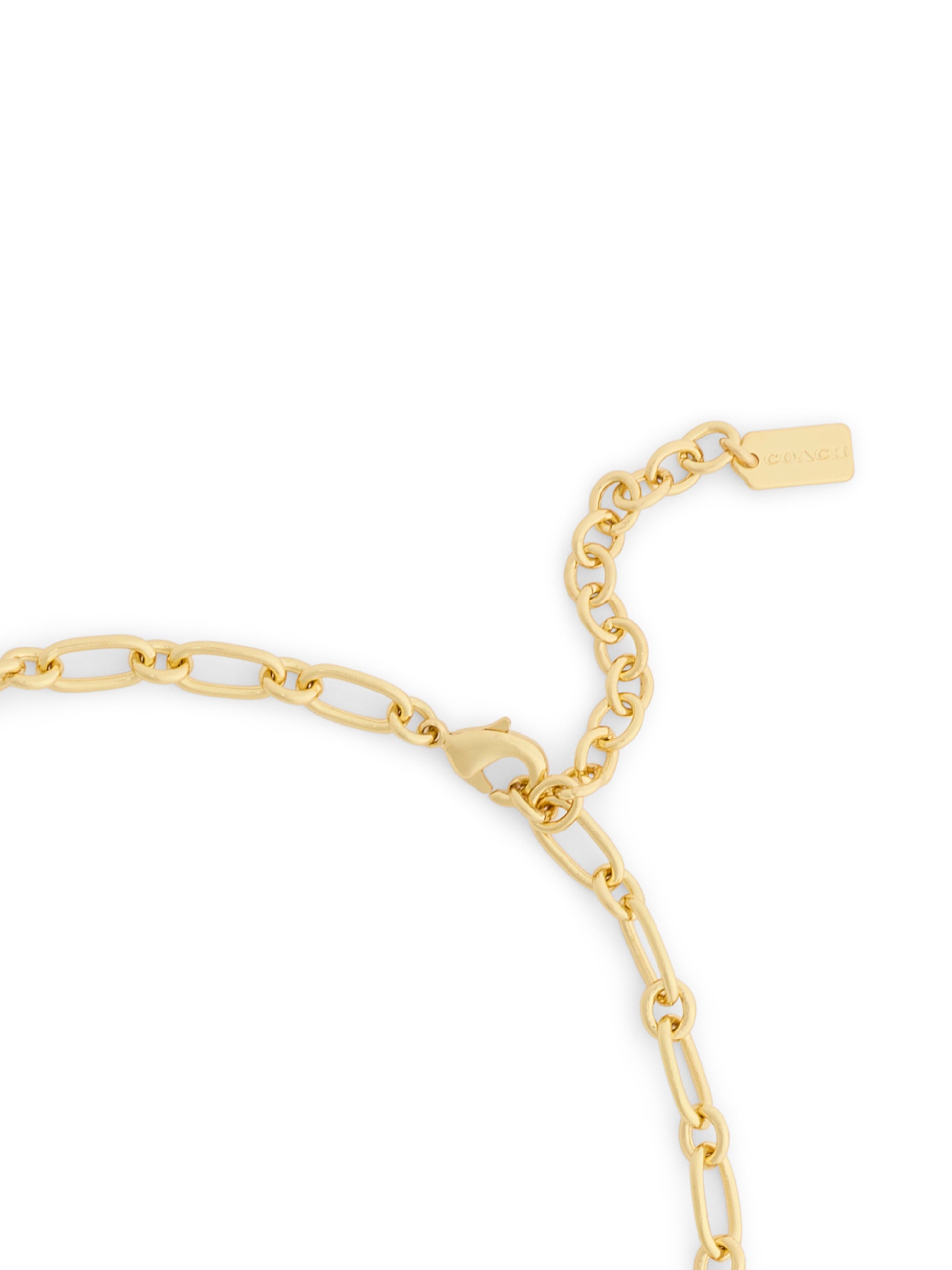 37571283GLD-Cherry Mix Charm Necklace-Red/Gold