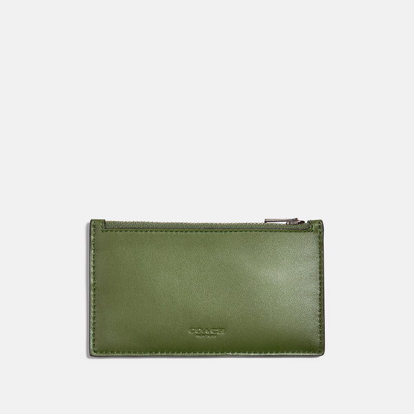 Zip Card Case In Refined Calf