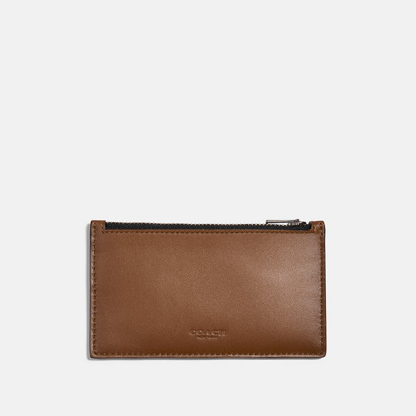 Zip Card Case In Refined Calf