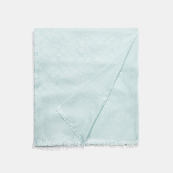 وشاح بنقشة ماركة كوتش ثنائي اللون