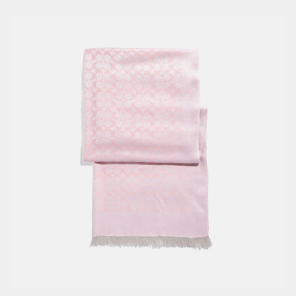 Bicolor Signature Signature Stole - COACH Saudi Arabia Official Site