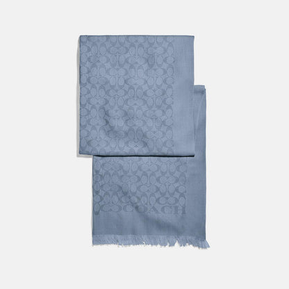 Bicolor Signature Signature Stole - COACH Saudi Arabia Official Site