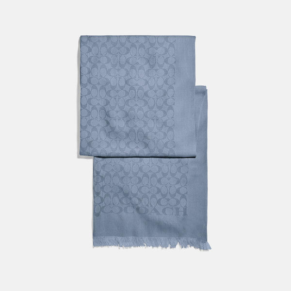 وشاح بنقشة ماركة كوتش ثنائي اللون