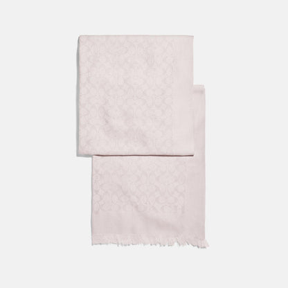 Bicolor Signature Signature Stole - COACH Saudi Arabia Official Site