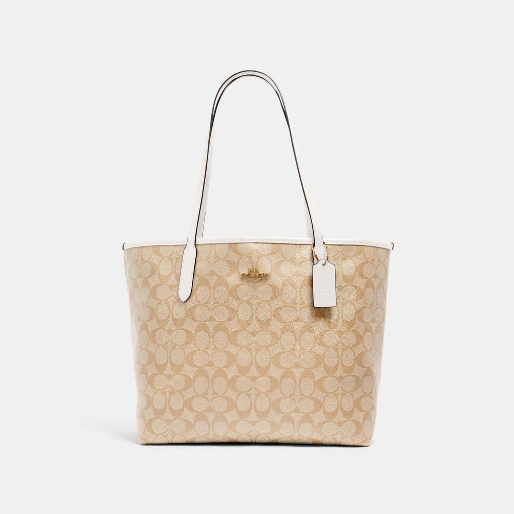 City Tote In Signature Canvas