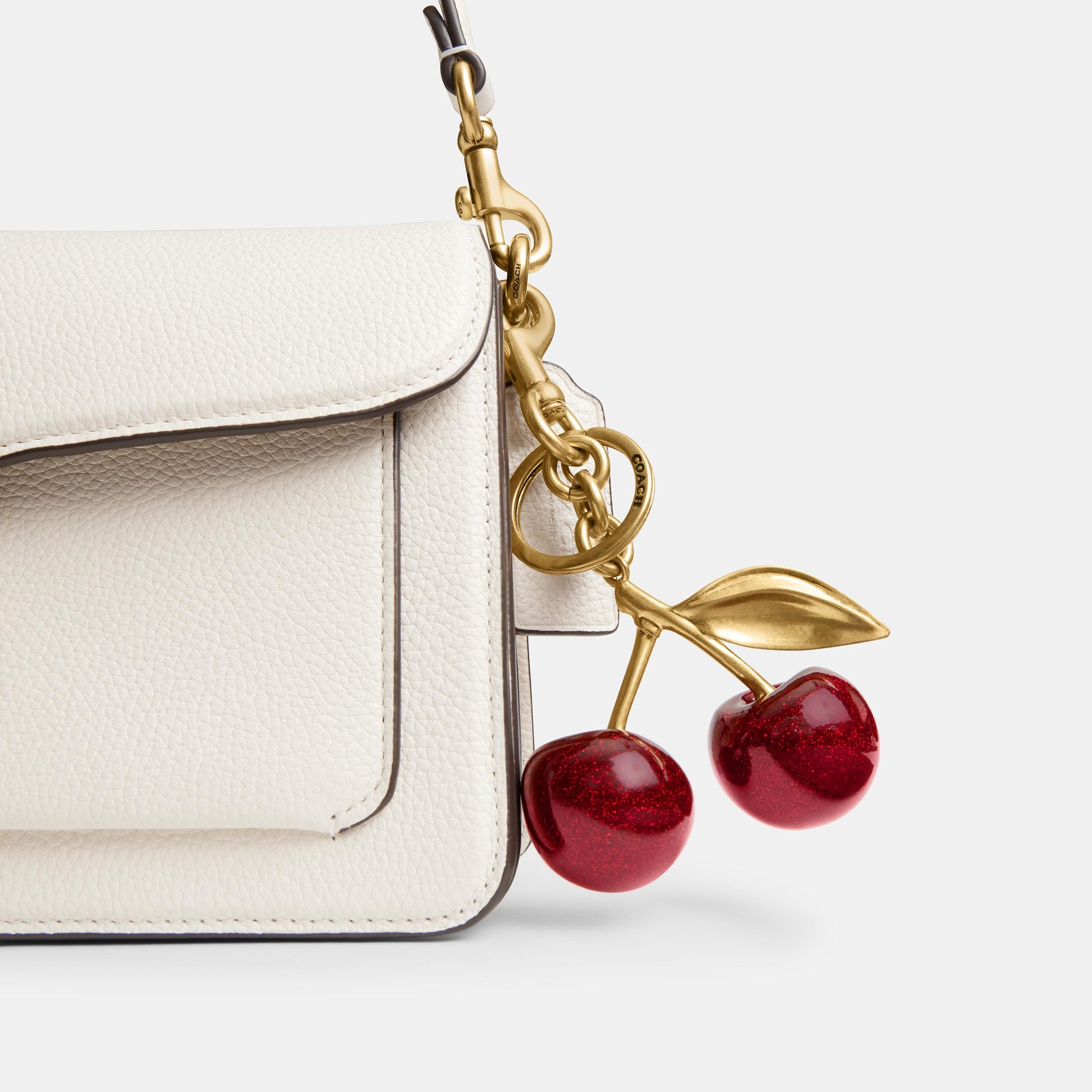 77840-Cherry Bag Charm-B4/Red Apple