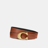 78176-Signature Buckle Reversible Belt, 25Mm-B4/Black 1941 Saddle