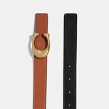 78176-Signature Buckle Reversible Belt, 25Mm-B4/Black 1941 Saddle