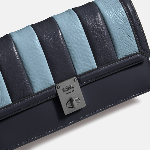 Hutton Clutch With Colorblock Quilting