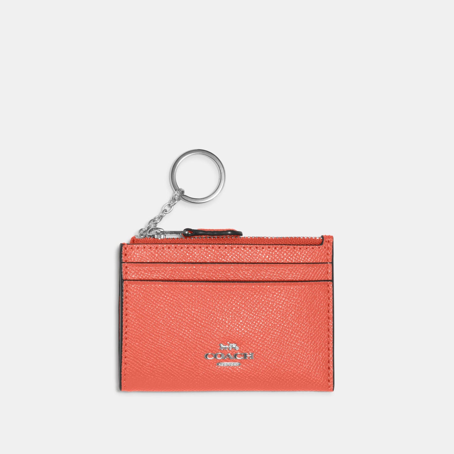 88250-Crossgrain Leather Mini Id Skinny 2-SV/TANGERINE